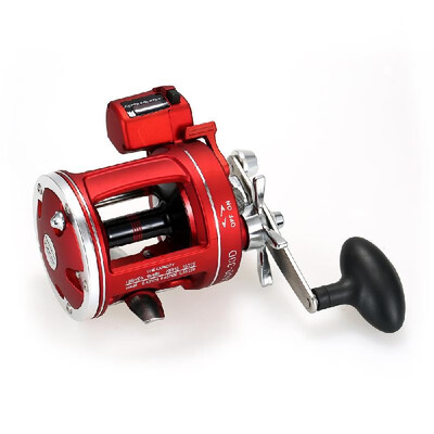 

12 Ball Bearings Fishing Trolling Reel with Line Counter Alarm Bell Drum Reel