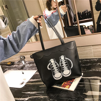 

Tailored Womens Leather Printing Handbag Shoulder Messenger Bag Ladies Satchel Tote Bags