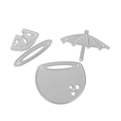 

4pcs Metal Cutting Dies Stencils Juice Shape Scrapbooking Album Decor Gifts