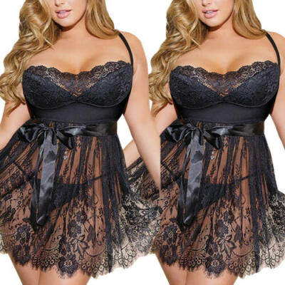 

USA Womens Sexy Lingerie Sleepwear Robes Lace Dress Ladies Underwear Babydoll