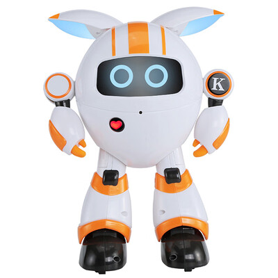 

JJRC R14 Intelligent Remote Control Round Robot Support Voice LED Light Walk Slide Movement