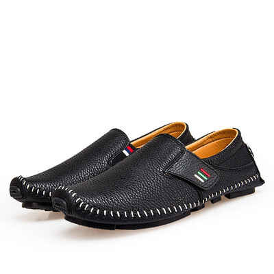 

YIERFAN Mens Korean version of handmade casual peas shoes 11790