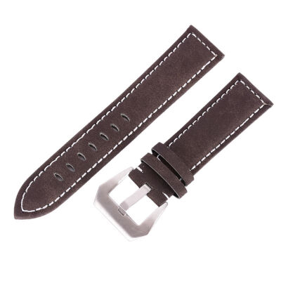 

Men Watch Bracelet Strap Stainless Steel Leather Matte Leather Buckle Watch Band