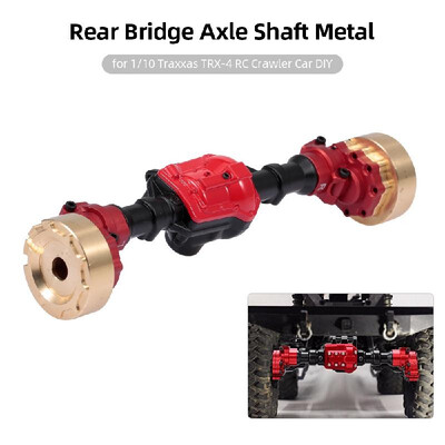 

Rear Bridge Axle Shaft Metal for 110 Traxxas TRX-4 RC Crawler Car DIY