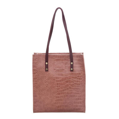 

Alligator Pattern Shoulder Handbags Women Leather Totes Top-handle Bags