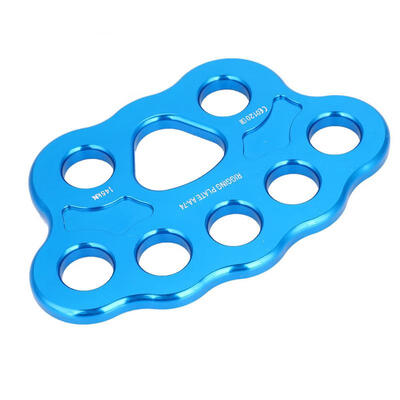 

Greensen Outdoor 8 Holes Paw Rigging Plate Rock Climbing Multi Anchor Point Connector Gear