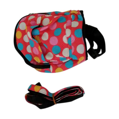 

Pet Dog Cute Backpack&Leash Set Printed Colorful Dot Pattern Bag for Sundries Puppy Dog Outdoor Walking Training Supplies