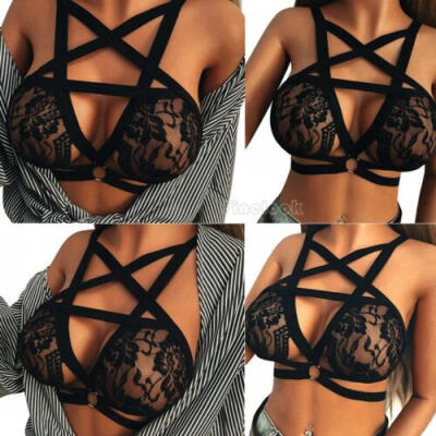 

Sexy Women Floral Lace Bralette Bustier Club Party Crop Top Bra Shirt Vest