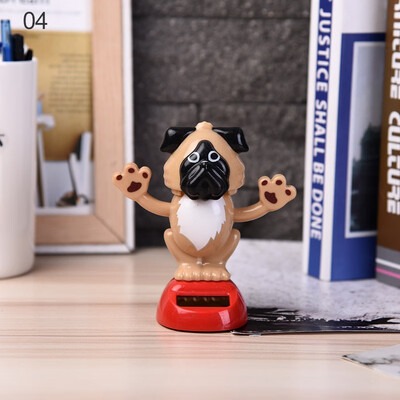 

1pcs Car accessories Ornament lovely Solar Powered Shaking Swing Head Dog cute car Dog Doll Automobile Decoration Dashboard Toy