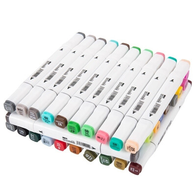 

30 Colors Dual Headed Artist Water Color Sketch Copic Markers Pen For Animation Set