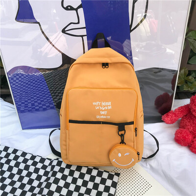 

Insfeng schoolbag female Korean version university student BF antique girl Backpack Travel Shoulder Bag Campus