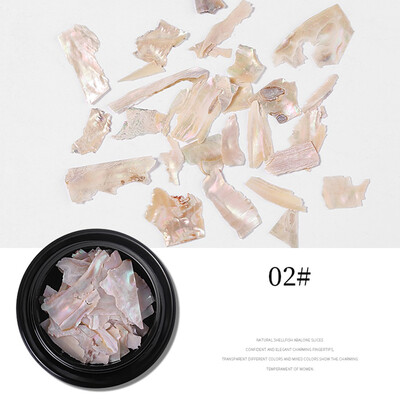 

Toponeto Nail Pure Natural Magic Color Ultra-thin Irregular Permanent Shell Fragments