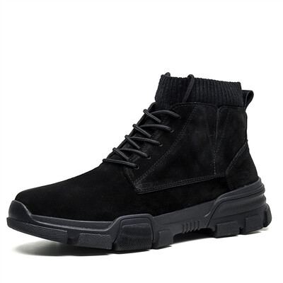 

Martin boots mens autumn breathable England large size shoes high tide shoes in the short boots boots large mens shoes