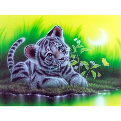 

5D DIY Full Drill Diamond Painting Cat Cross Stitch Embroidery Mosaic Kit