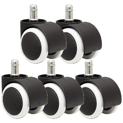 

5pcs Office Chair Roller Caster Wheels Office Chair Casters Universal Wheels 2" Caster Wheel Swivel Caster Universal Casters Omni-