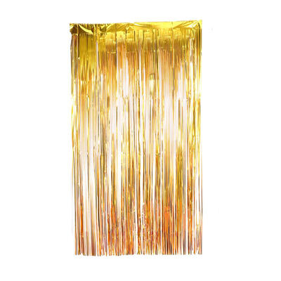 

Metallic Foil Fringe Tinsel Curtain Rain Shiny Wedding Backdrop Party Decor