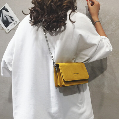 

Ins super fire bag 2019 new wave French small bag oceanic chain bag summer small fresh messenger bag