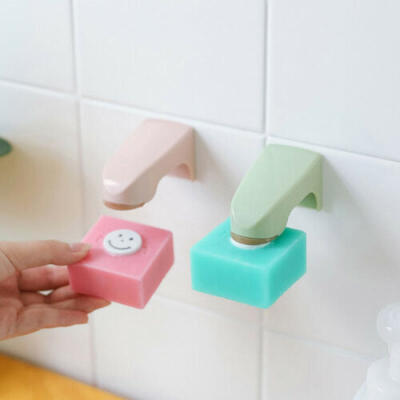 

Magnet Soap Holder Wall Mounted Sticker Storage Rack Bathroom Organize Accessory