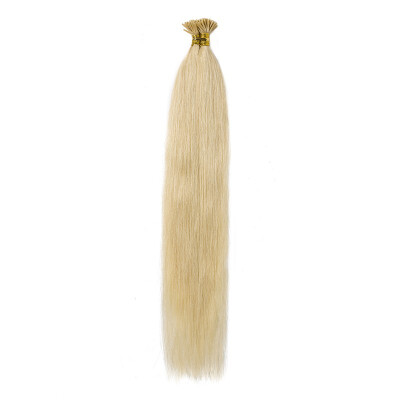 

I Tip Hair Extensions 100 Strands Pre Bonded Stick Tip Keratin Real Remy Human Hair Extension Straight