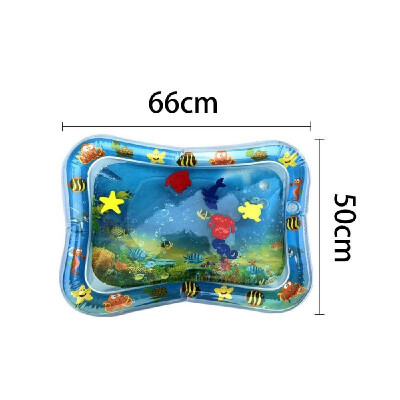 

Dual Use Baby Inflatable Patted Pad Babies Inflatable Summer Cool Water Filled Mat Infant Prostrate Soft Air Cushion