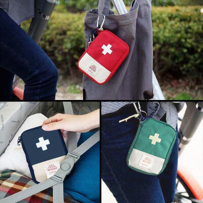 

1 PC Outdoor Medicine Bag Household&Portable First-aid Pouch Travel Goods Collection