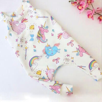 

Newborn Infant Baby Boy Girl Kids Romper Jumpsuit Unicorn Bodysuit Cloth Outfits