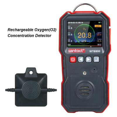 

wintact High Precision Oxygen Meter Professional Portable OxygenO2 Concentration Detector with 120000 Data Logging LCD Display a