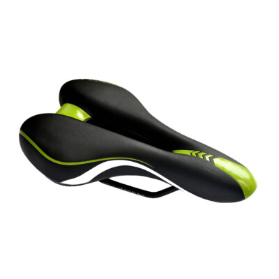 

Bike Silicone Cushion PU Leather Surface Silica Filled Gel Comfortable Hollow Cycling Seat Shockproof Bicycle Saddle