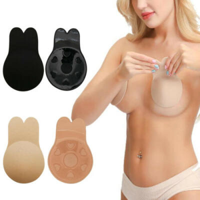 

2x Silicone Gel Invisible Bra Self-adhesive Push Up Strapless Backless Stick On