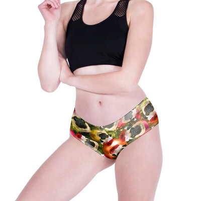 

Toponeto Ladies Hipsters Panties Christmas Themed Women Panties Christmas print Underwear
