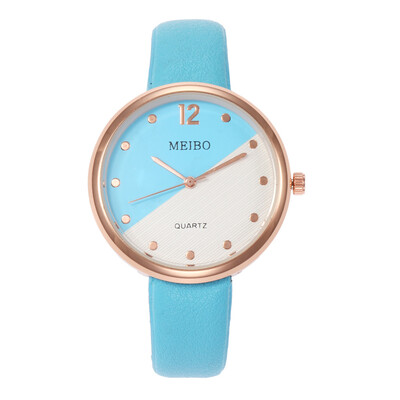 

New personality dial ladies belt watch Korean version
