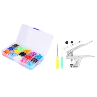 

Greensen Popular Practical 15 Color T5 Childrens Boxed Resin Snap Fastener with Mounting Tool Set