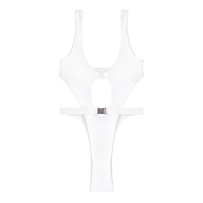 

Solid Color Swimwear Women Swimsuit Padded Sexy Beachwear Monokini