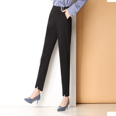 

2018 autumn&winter new casual thickening harem pants for women han version slim figure fashionable plus-size pants