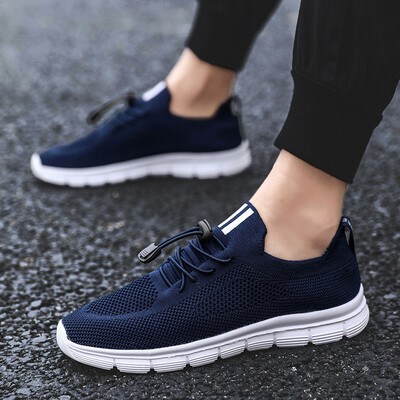 

Mens shoes sports shoes 2019 summer new breathable lightweight flying woven mesh running shoes Korean version of the trend shoes