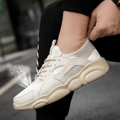 

Summer new thick bottom Korean version of breathable increase bear bottom old shoes student mesh small white shoes sports tide mens shoes