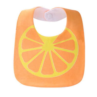 

3020cm Fruit Pattern Baby Bib Newborn Cotton Waterproof Bib Saliva Towel Children Eating Pocket