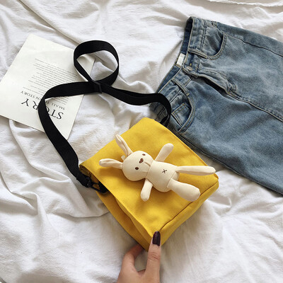 

Cute cute cartoon simple wild Messenger bag 2019 new fashion casual personality bunny girl shoulder bag