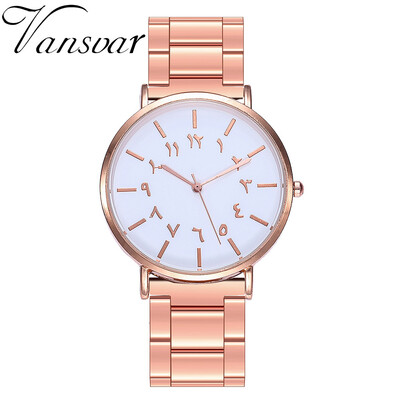 

RM Vansvar Luxury Business Steel Strip Watch With Simple Mirror Quartz Watch