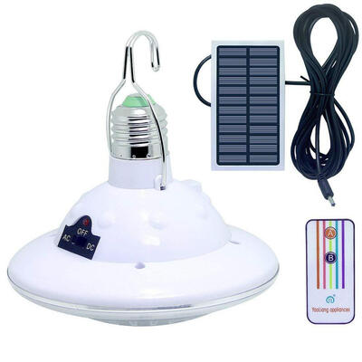 

22LED Solar Light Outdoor Camping Hiking Yard Remote Control Hanging Lamp