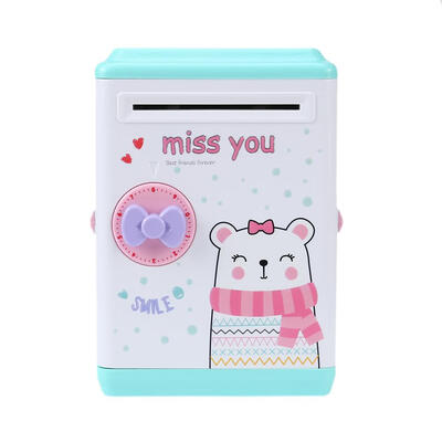 

Automatic Children Money Saving Box Cartoon Bank Safe Coin Deposit Kids Toy