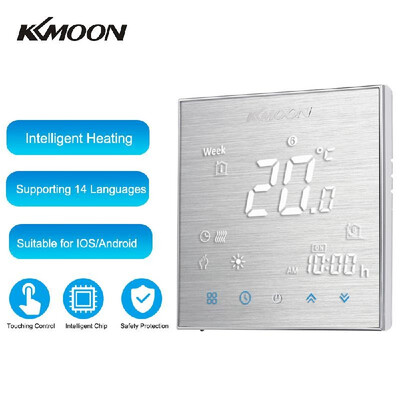 

KKmoon Digital Water Heating Thermostat 7-Day Programmable with WiFi Connection & Voice Control Energy Saving AC 95-240V 5A Touchi