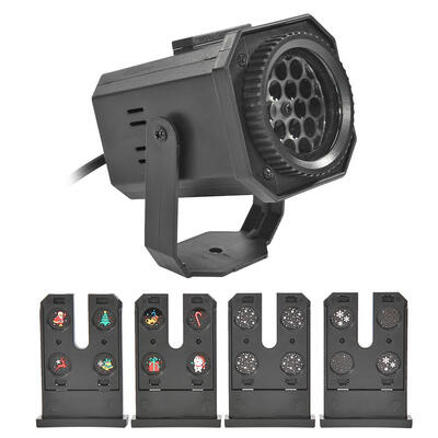 

Christmas Pattern LED Projector Colorful Rotating KTV DJ Disco Stage Lamp