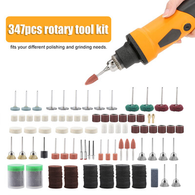 

Rotary Tool Set347Pcs Grinding Sanding Polishing Rotary Tool Wheel Accessory Kit SetRotary Tool Kit