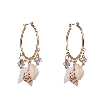 

Bohemian Real Sea Shell Drop Earrings for Women Handmade Dangle Earrings Party Jewelry Statement Earrings Wedding INS