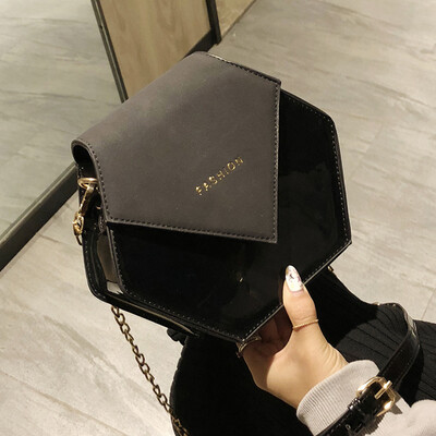 

Tailored Fashion Women Leather Crossbody Bag Candy Messenger Bag Chain Beach Bags