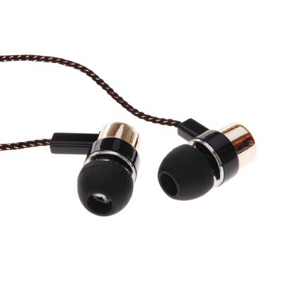 

11M Reflective Fiber Cloth Line Noise Isolating Stereo In-ear Earphone Earbuds Headphones with 35 MM Jack Standard