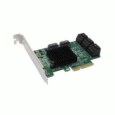 

8-port 6Gbps SATA30 Expansion Card SA3008 ASM1061 PCI-E Chip Adapter Card