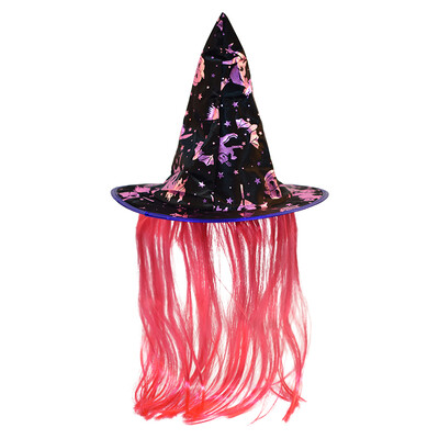 

New&new fine arts Halloween party childrens wig hat masquerade cosplay dress up magician props wizards show eagle caps elf models