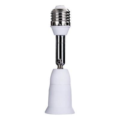 

E27 Flexible Extend Extension Base Light Lamp with Adapter Converter